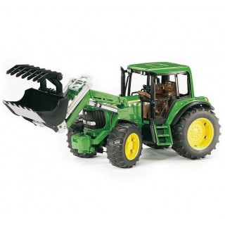 BRUDER JOHN DEERE 6920 COM PÁ CARREGADORA